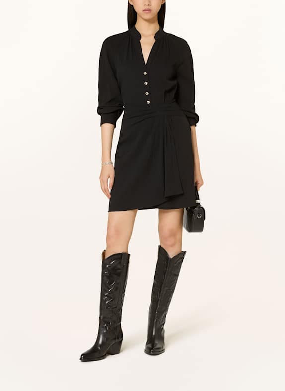 ba&sh Musselinkleid TAKIE SCHWARZ