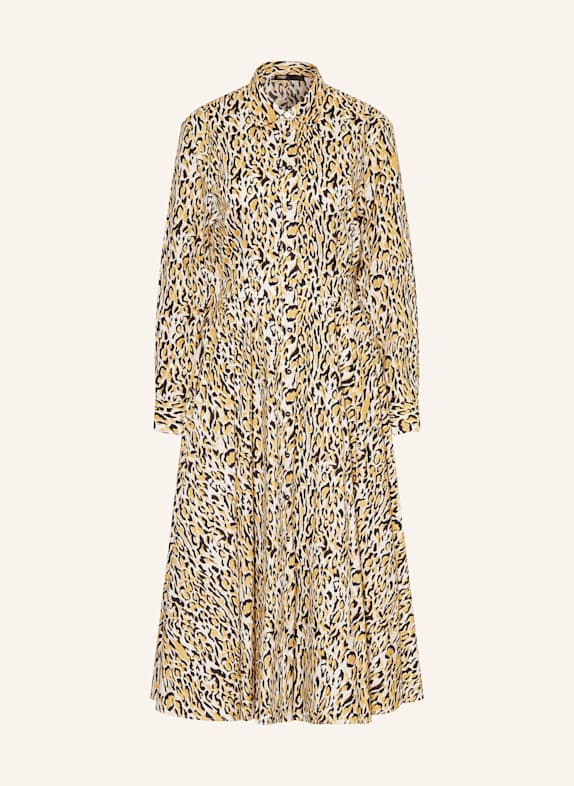 maje Hemdblusenkleid BEIGE/ WEISS/ SCHWARZ