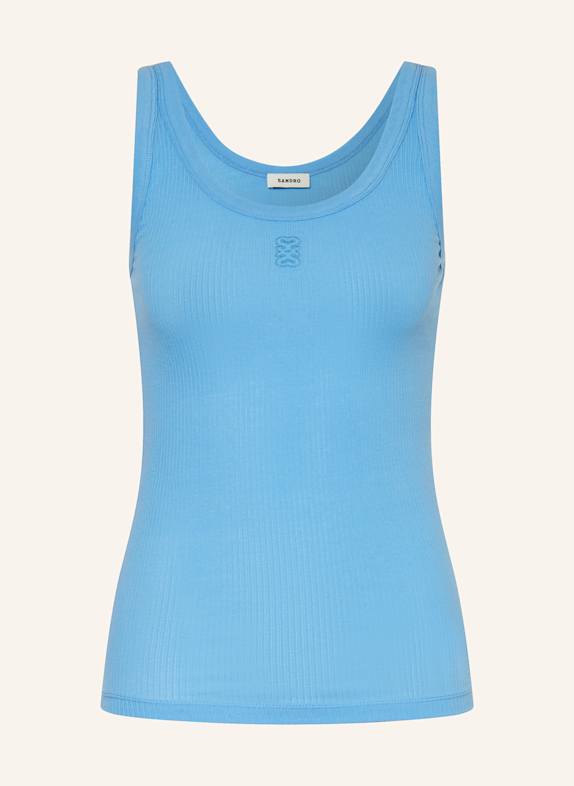 SANDRO Top HELLBLAU