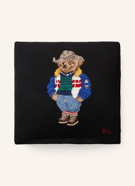 RALPH LAUREN HOME Decorative cushion BEAR BLACK