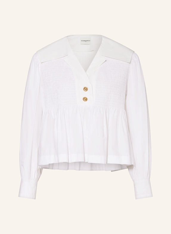 CLAUDIE PIERLOT Blusenshirt WEISS
