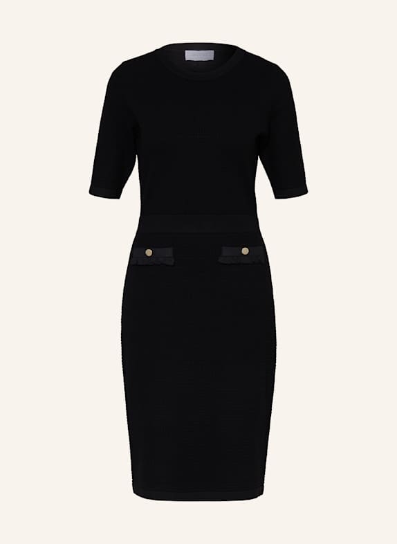 HOBBS Strickkleid PETRA mit 3/4-Arm SCHWARZ