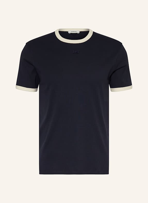 SANDRO T-Shirt DUNKELBLAU