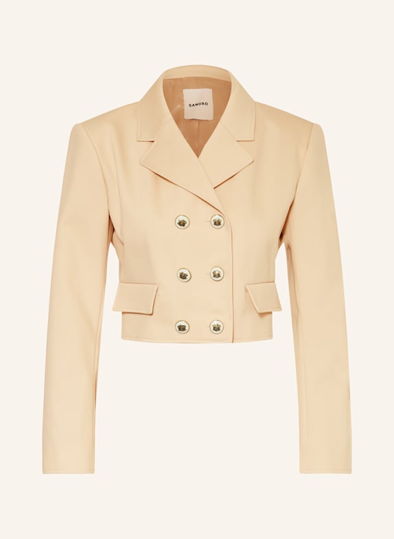 SANDRO Cropped-Blazer CREME