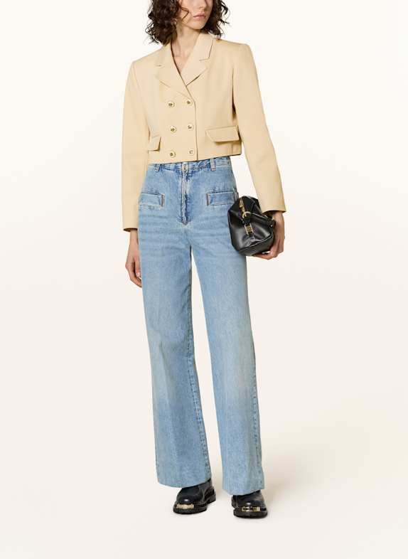 SANDRO Cropped-Blazer CREME