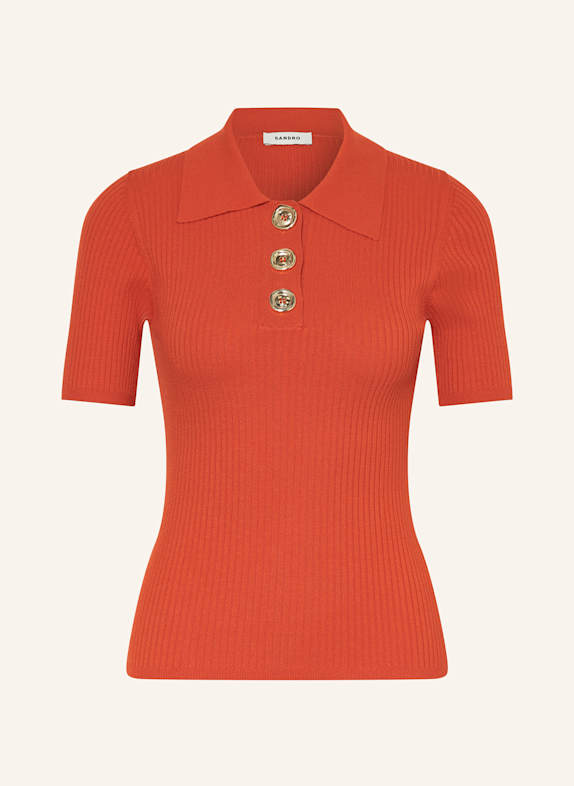 SANDRO Strickshirt ORANGE