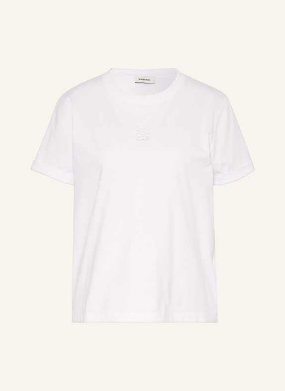 SANDRO T-Shirt WEISS
