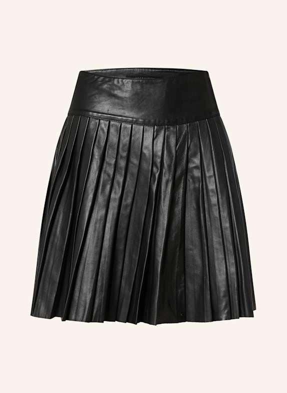ALLSAINTS Faltenrock VENA LEA SCHWARZ