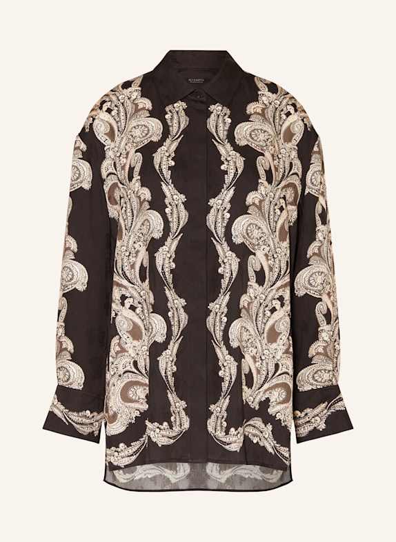 ALLSAINTS Hemdbluse BERNIE SCHWARZ/ ROSÉGOLD/ TAUPE