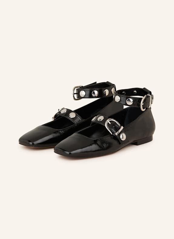 maje Mary-Jane-Ballerinas SCHWARZ
