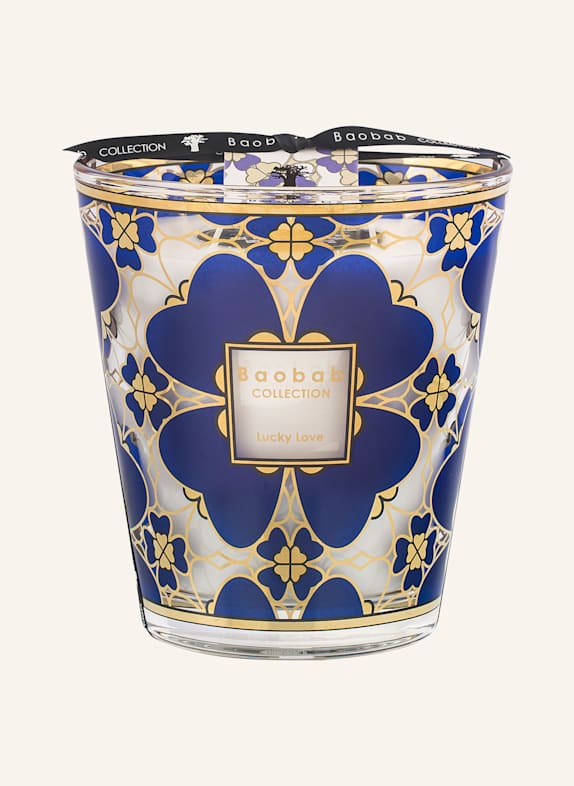 Baobab COLLECTION Duftkerze LUCKY LOVE BLAU/ GOLD