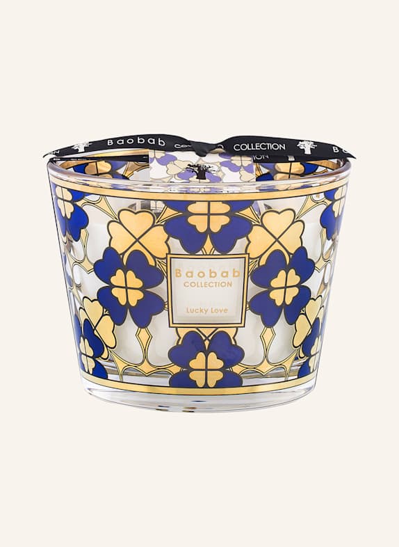 Baobab COLLECTION Duftkerze LUCKY LOVE BLAU/ GOLD