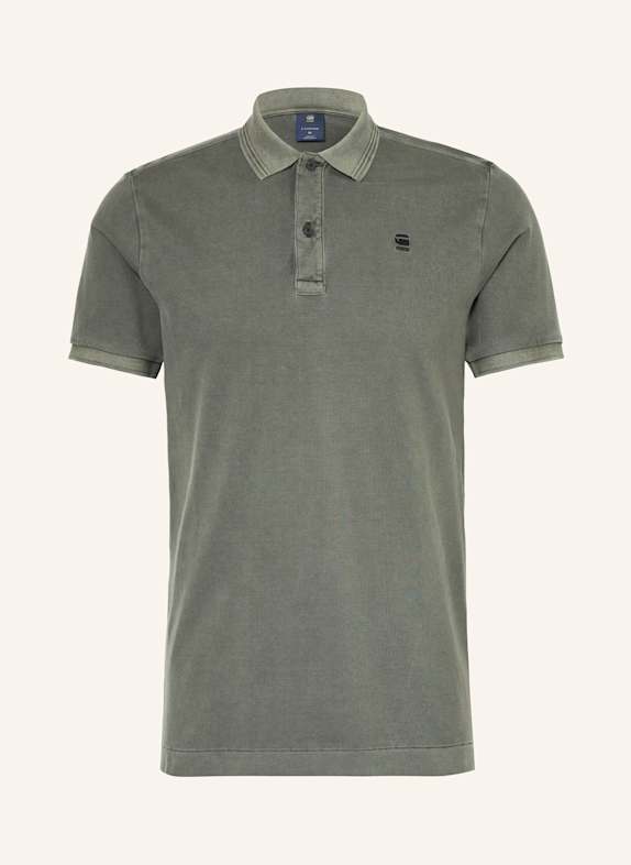 G-Star Koszulka polo z piki slim fit KHAKI