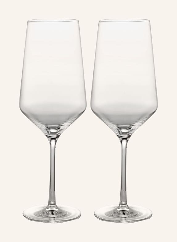 ZWIESEL GLAS 2er-Set Weingläser PURE BORDEAUX WEISS