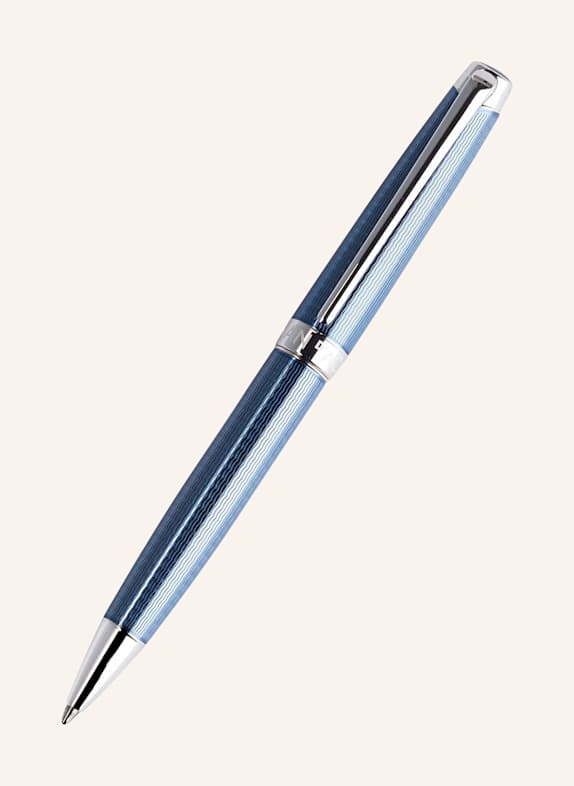 CARAN d'ACHE Kugelschreiber LÉMAN BLAU/ SILBER