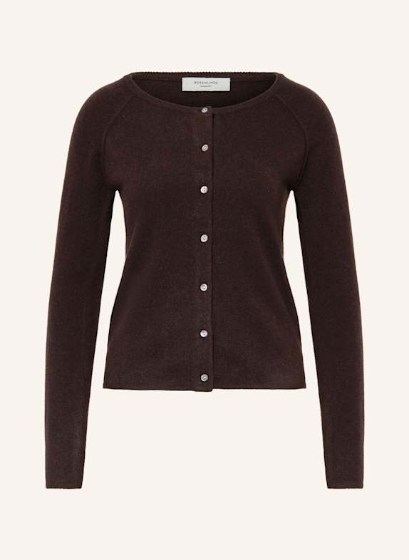rosemunde Strickjacke LAICA mit Cashmere DUNKELBRAUN