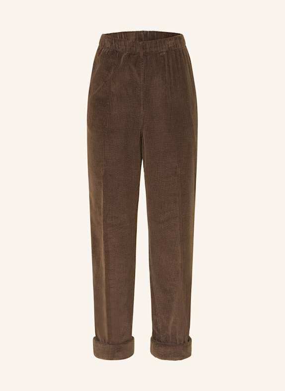 American Vintage Corduroybroek PADOW MARRON FONCÉ