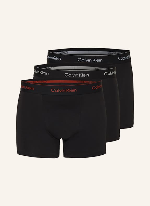 Calvin Klein 3er-Pack Boxershorts ICON COTTON Relaxed Fit SCHWARZ