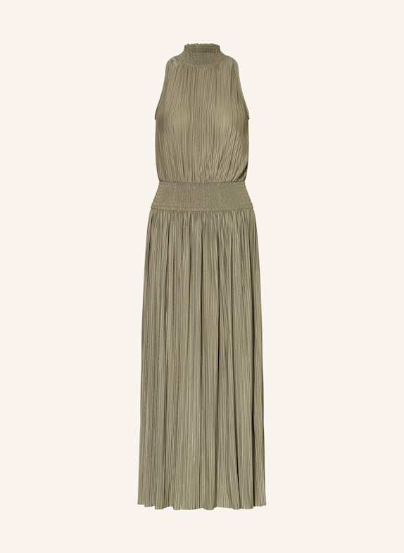 SAMSØE  SAMSØE Pleated dress UMA LIGHT GREEN