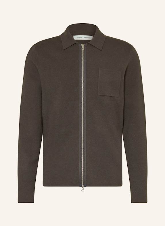 SAMSØE  SAMSØE Strickjacke GUNA DUNKELGRAU