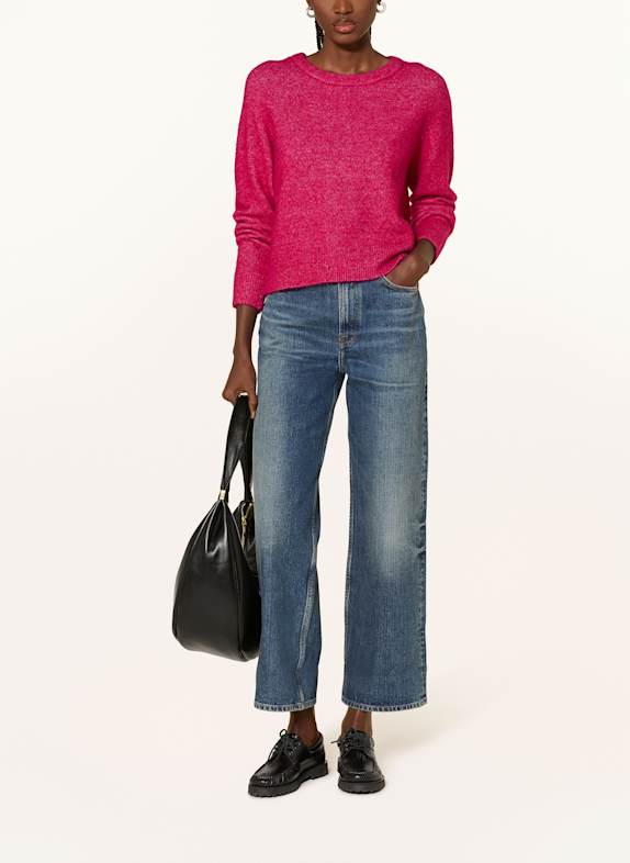 SAMSØE  SAMSØE Trui NOR O-N SHORT met alpaca FUCHSIA