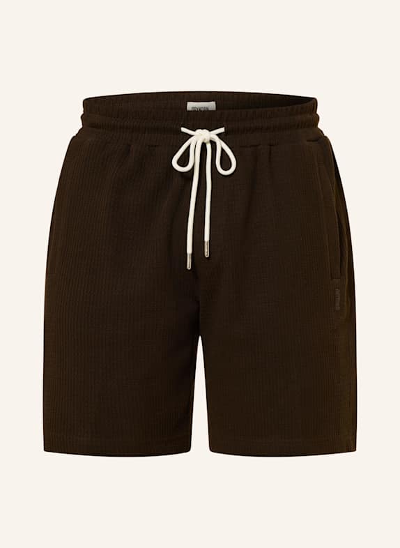 DRYKORN Jerseyshorts BRIKKO DUNKELBRAUN