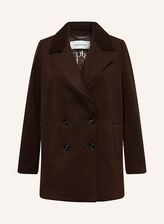 MORE & MORE Softdaunenweste DUNKELBRAUN