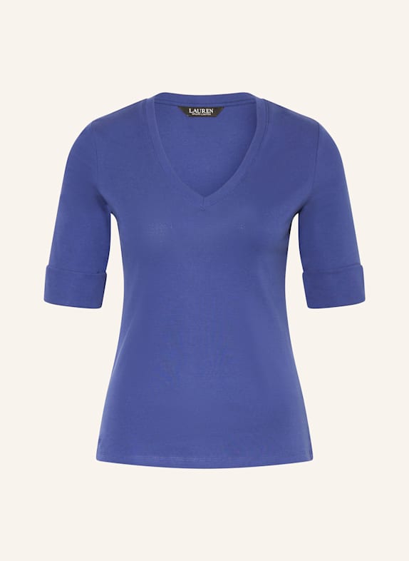 Koszulka polo z dżerseju z kamieniami ozdobnymi produktów T-shirt NIEBIESKI