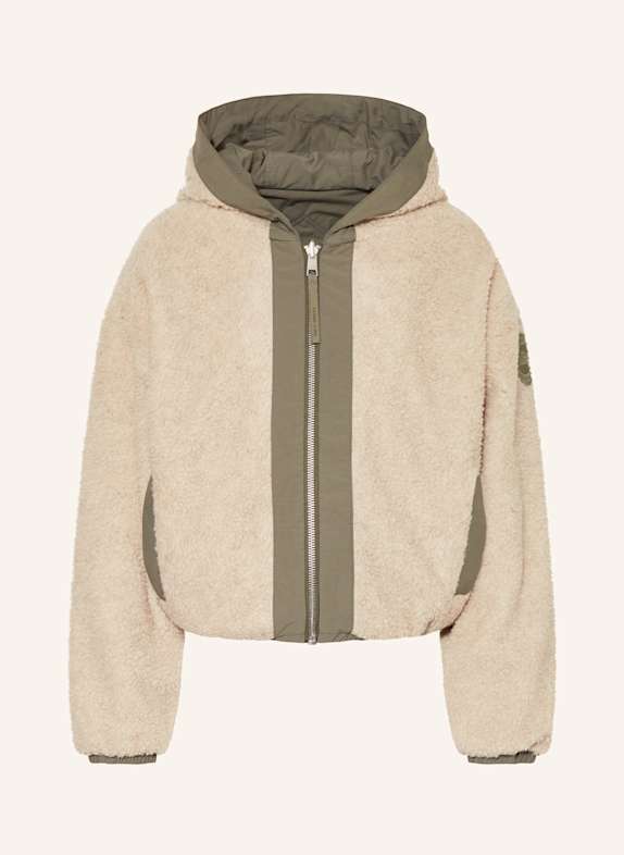CANADA GOOSE ALBERNI reversible jacket CREAM/ KHAKI