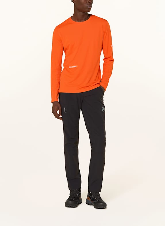 MAMMUT T-shirt à manches longues EIGER NORDWAND ORANGE FLUO