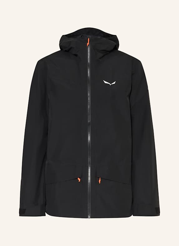 SALEWA Hardshell-Jacke PUEZ GORE-TEX® SCHWARZ