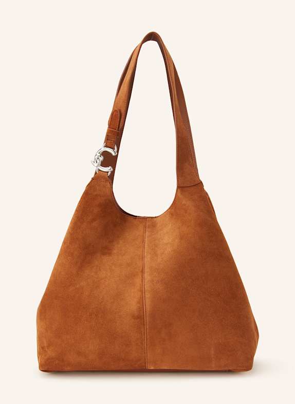 COCCINELLE Hobo-Bag mit Pouch COGNAC