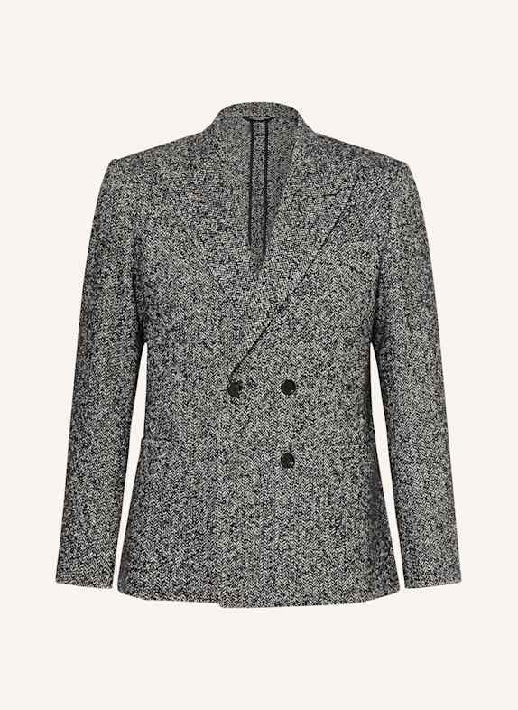 DOLCE & GABBANA Tailored jacket regular fit BLACK/ WHITE