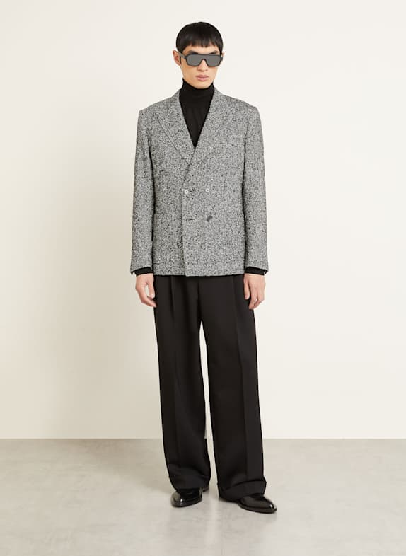 DOLCE & GABBANA Veste coupe classique NOIR / BLANC