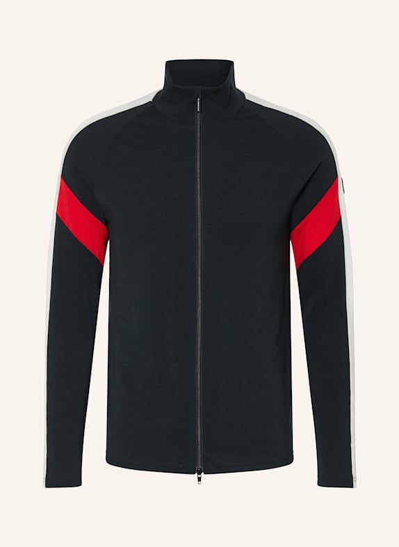 WE NORWEGIANS Midlayer-Jacke ZERMATT SCHWARZ/ WEISS/ ROT