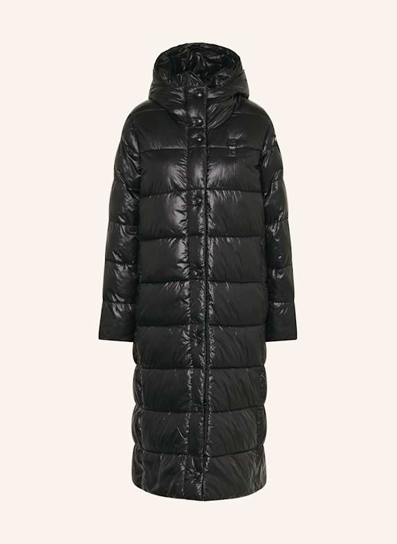 Blauer Steppmantel BELLEVUE mit DUPONT™ SORONA®-Isolierung SCHWARZ