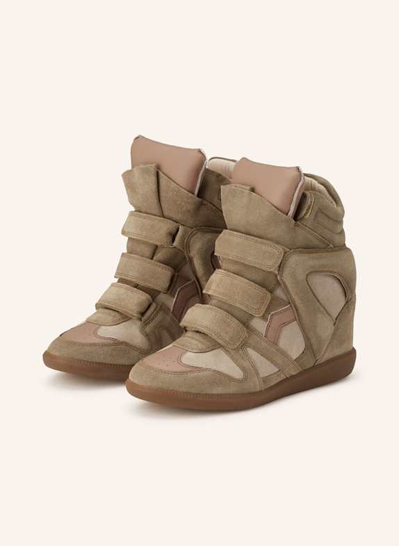 ISABEL MARANT Hightop-Sneaker BEKETT OLIV/ TAUPE