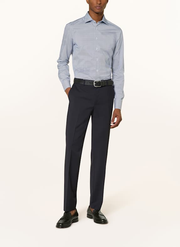 Stenströms Shirt slim fit DARK BLUE / WHITE