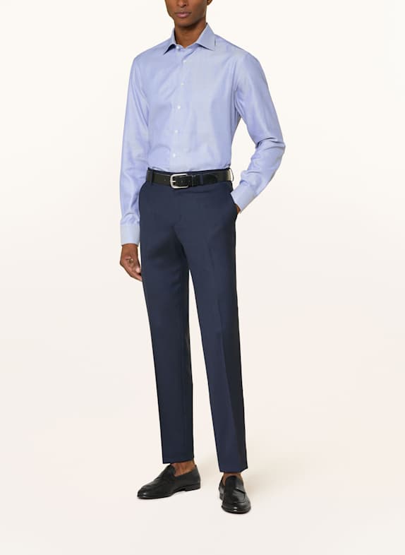 Stenströms Shirt regular fit DARK BLUE / WHITE