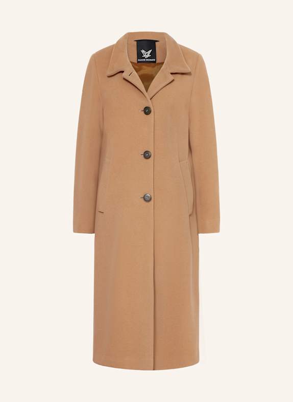 FUCHS SCHMITT Vlněný kabát VELBLOUDÍ