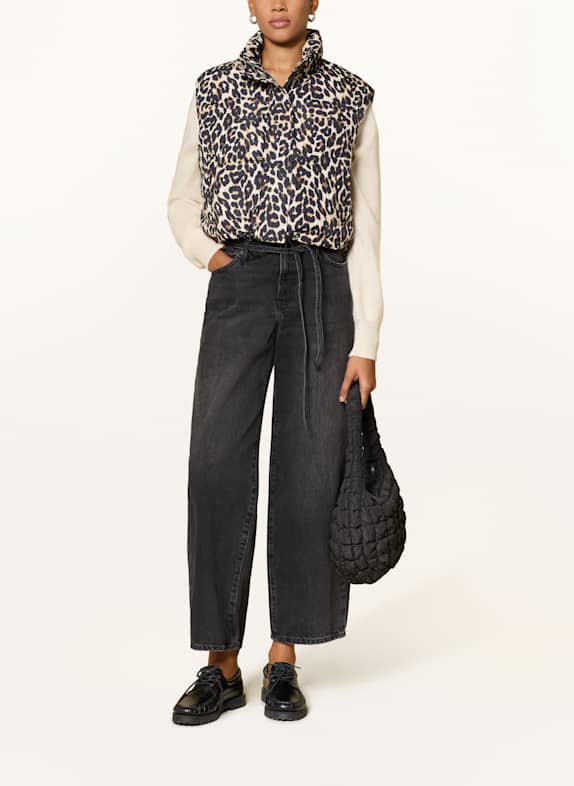 lollys laundry Steppweste SADALL HELLBRAUN / BRAUN / DUNKELBRAUN