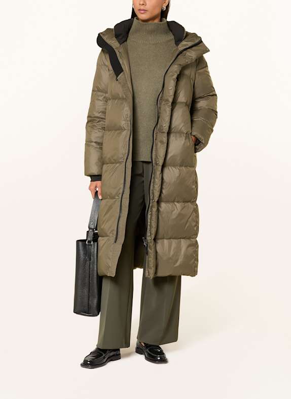 WITHBLACK Daunenmantel OLIV