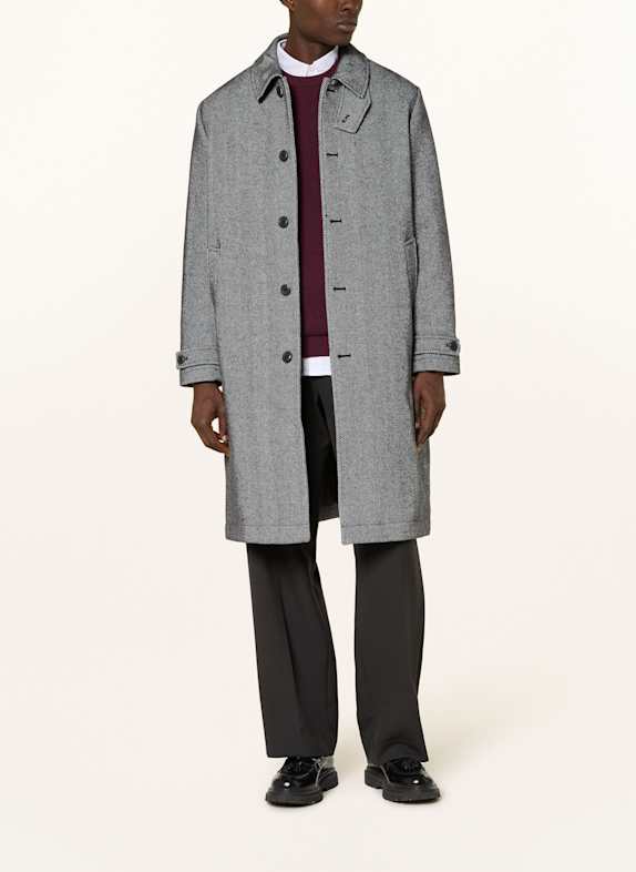 Calvin Klein Mantel SCHWARZ / WEISS