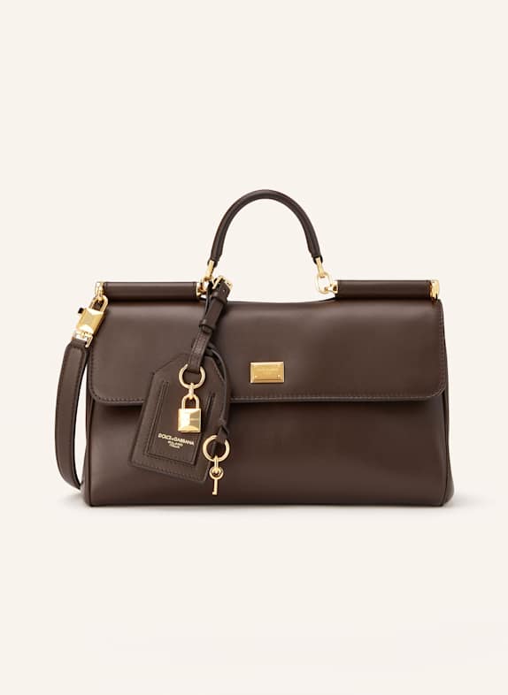 DOLCE & GABBANA Torebka MY SICILY BRĄZOWY
