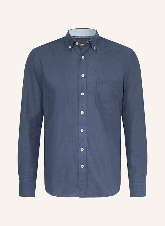FYNCH-HATTON Flannel shirt regular fit BLUE