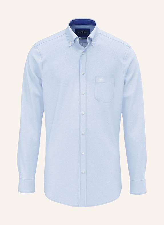 FYNCH-HATTON Flanellhemd Regular Fit HELLBLAU