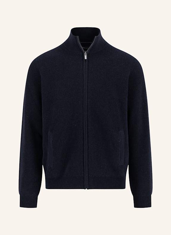 FYNCH-HATTON Strickjacke CARDI aus Merinowolle DUNKELBLAU