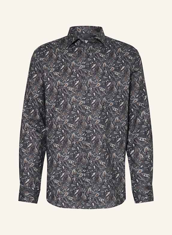 seidensticker Hemd Regular Fit GRAU / SCHWARZ / HELLGRAU