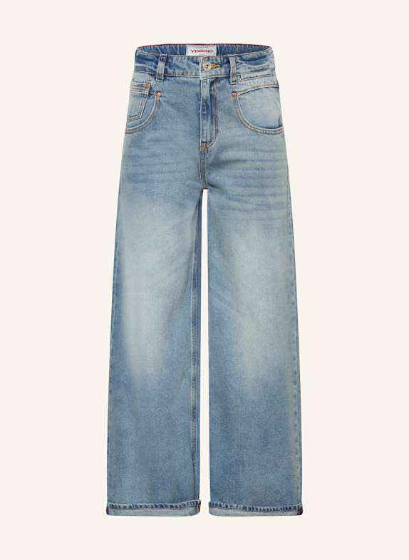 VINGINO Jeansy LUCA super baggy fit JASNONIEBIESKI