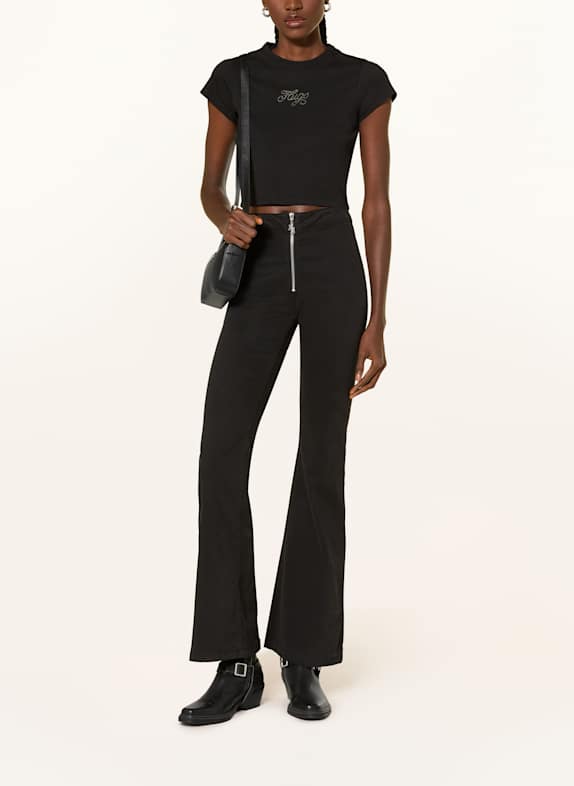 HUGO Flared jeans HIZUMI BLACK
